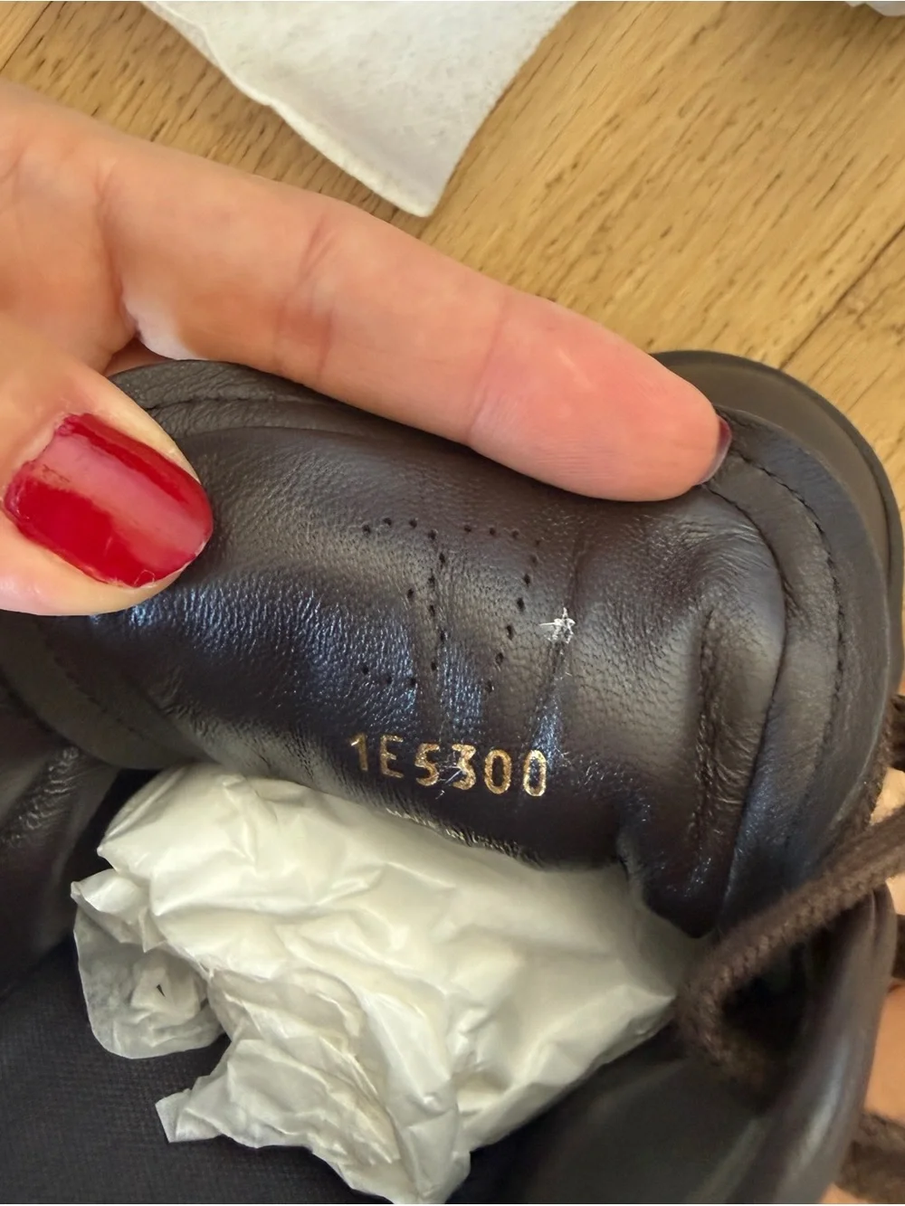 Prada Dark Brown Leather Low-Top Sneakers 37 euro size